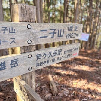 二子山の雌岳🥰