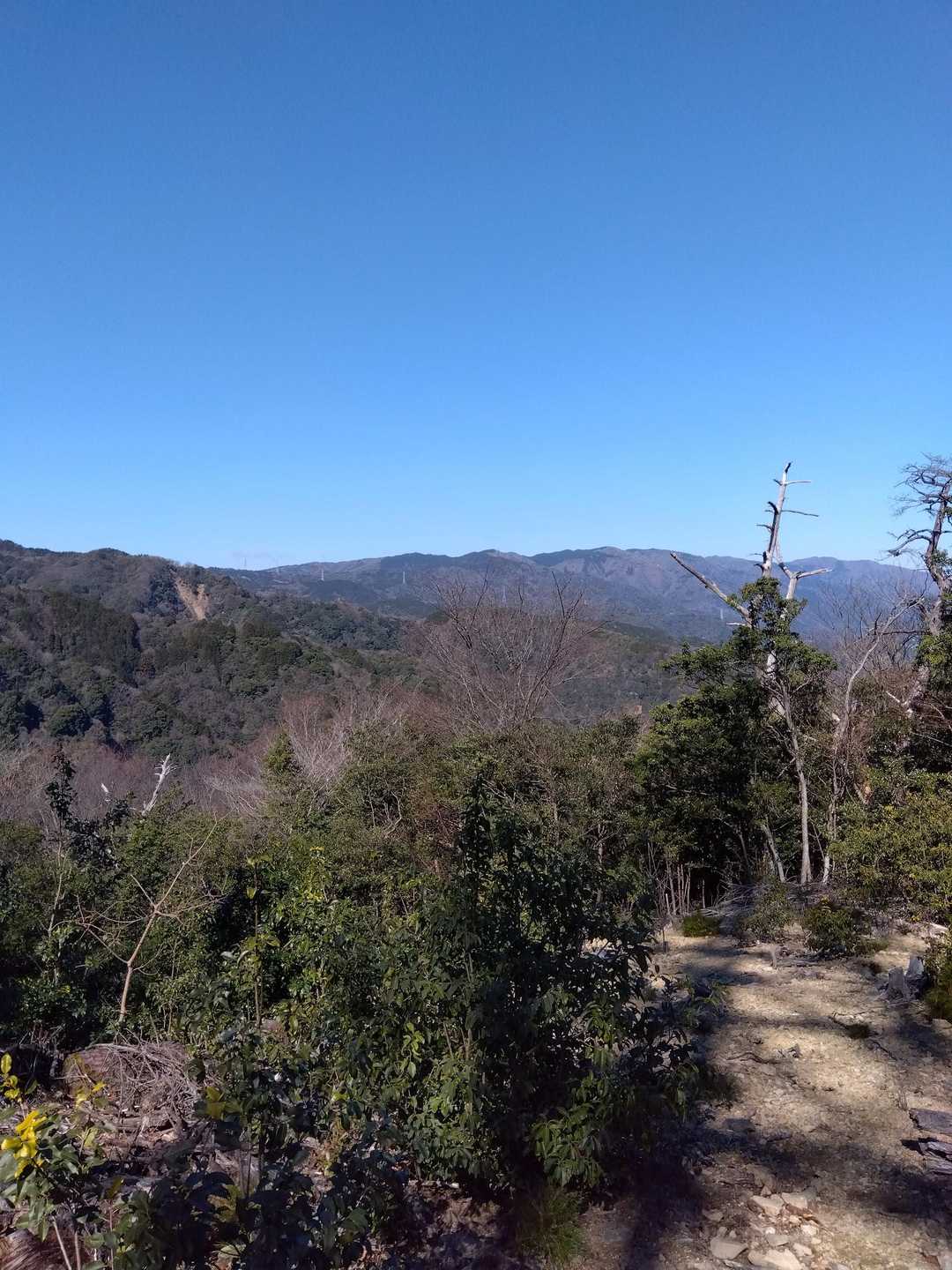 羽沢-鎌知土-田代越-飯盛山 周回コースの写真