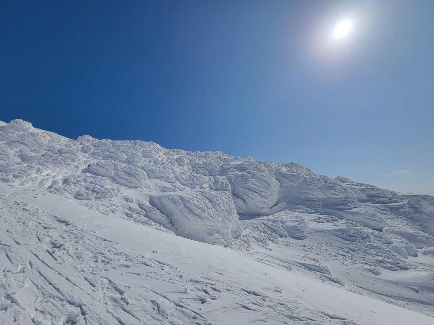刈田岳-仙人沢コース登山口-蔵王ライザワールド 縦走コースの写真