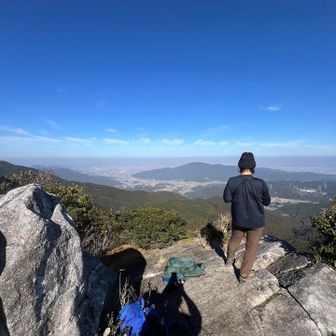 鬼ケ鼻岩　ココからの下山ルート
ちりさん見つけるの早かったね〜！🤣