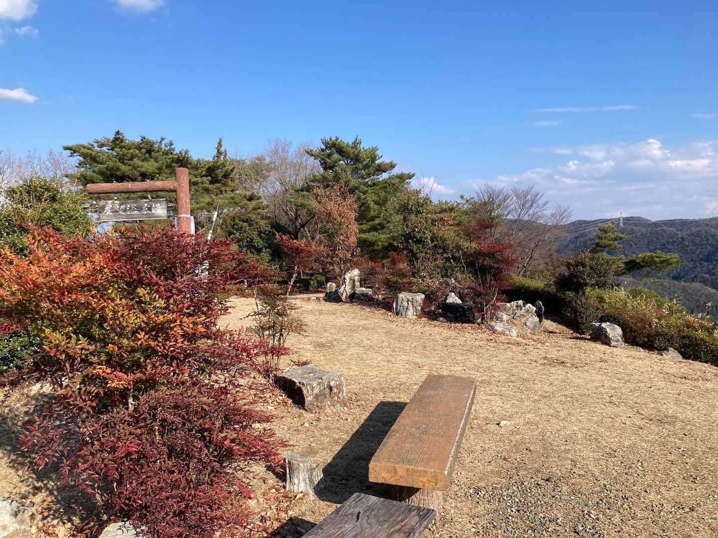 展望塔がある広場