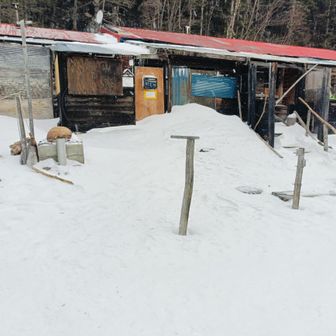 南御室小屋
お世話になりました
奥に冬季小屋があります
8畳程の大きさとのことです