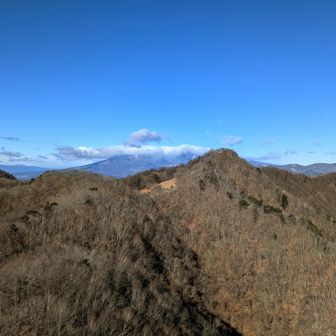 八ヶ岳とこれから向かう枡形山