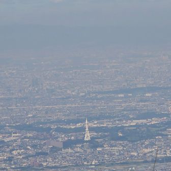 夢洲は霞んでた