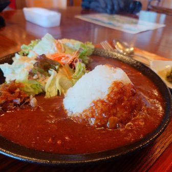 王ヶ鼻ホテルに戻ってカレー🍛
うまし😋