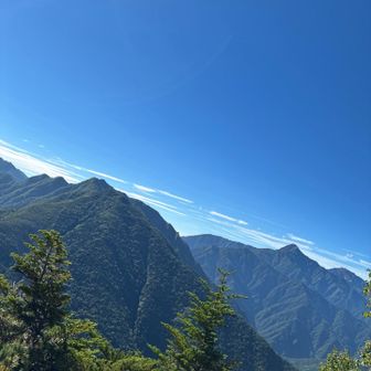 眺めよし！
北岳方面
