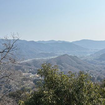 堂所山、景信山、小仏峠、城山、高尾山
綺麗に揃って見える