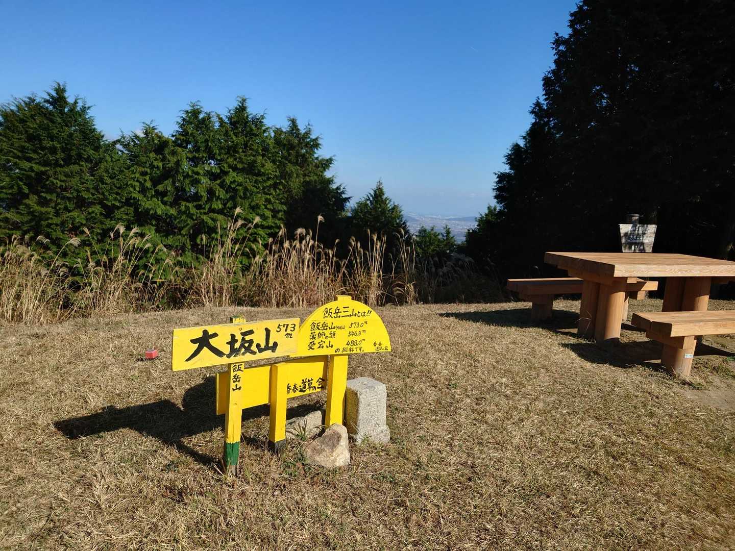 大坂山　山頂到着
そのまま、薬師の頭を目指します。