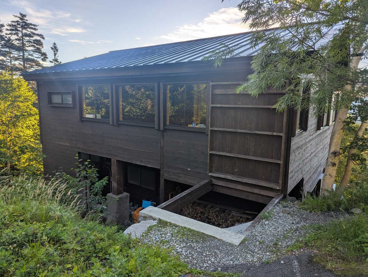 冷泉小屋に到着