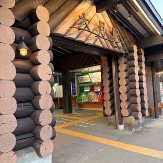 大月駅到着しました！