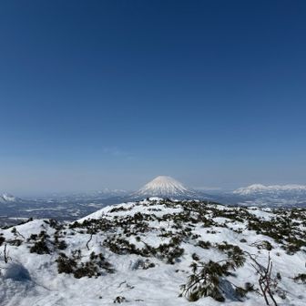 並河岳山頂から見た羊蹄山