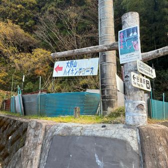 ハイキングコースに行きます！