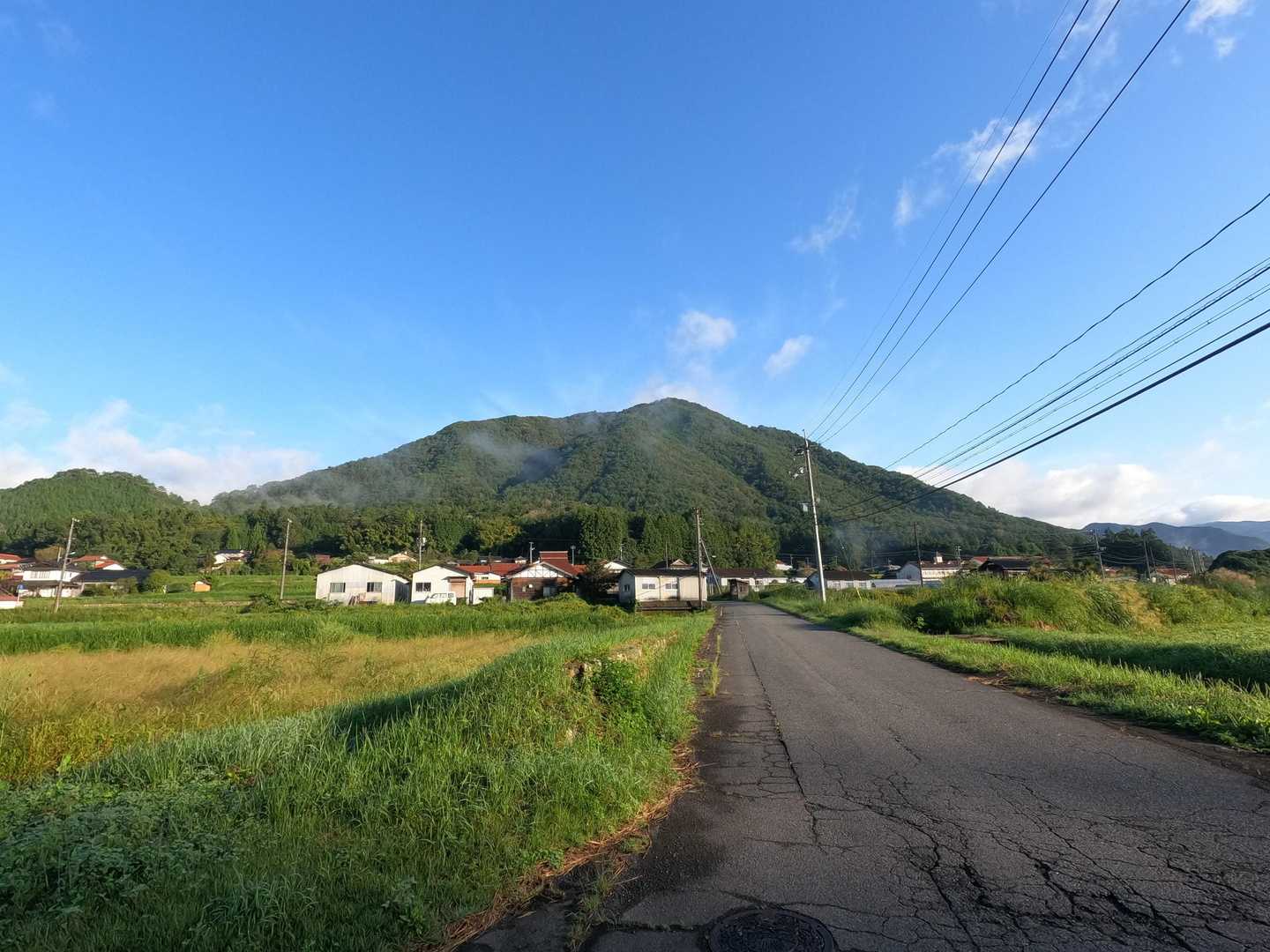 小五郎山全景
「開始直後は天気が良かった」