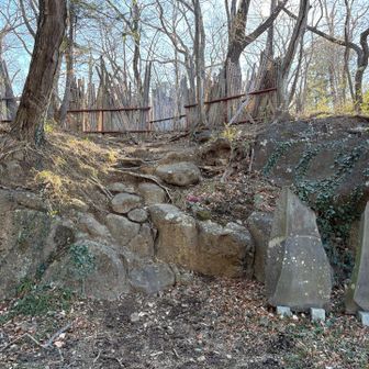 岩船山の山頂への入口はここだそうです。わかりづらいです。
