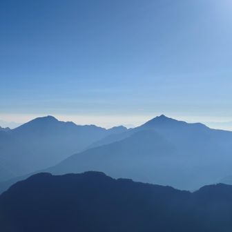 五竜岳と鹿島槍ヶ岳