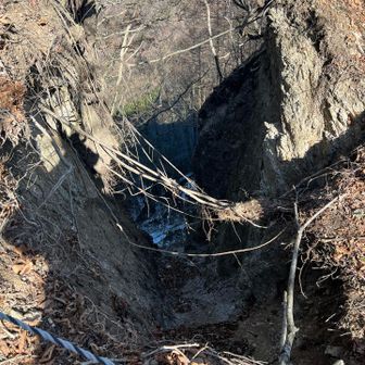 何ヶ所か結構崩れていました