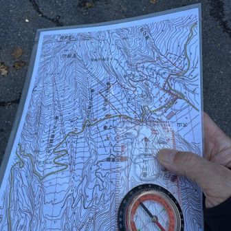地図とｺﾝﾊﾟｽで歩く
