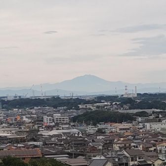 御嶽が久しぶりに綺麗に見えた