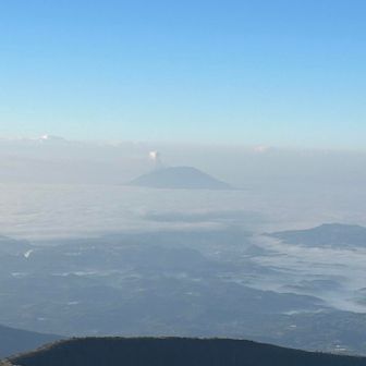 うっすら桜島✨