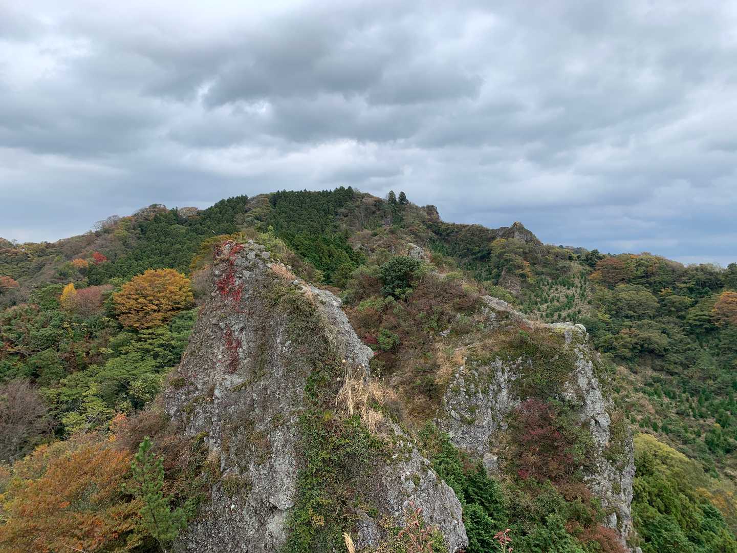 無名岩からの眺望
ノコギリに見える🤓？