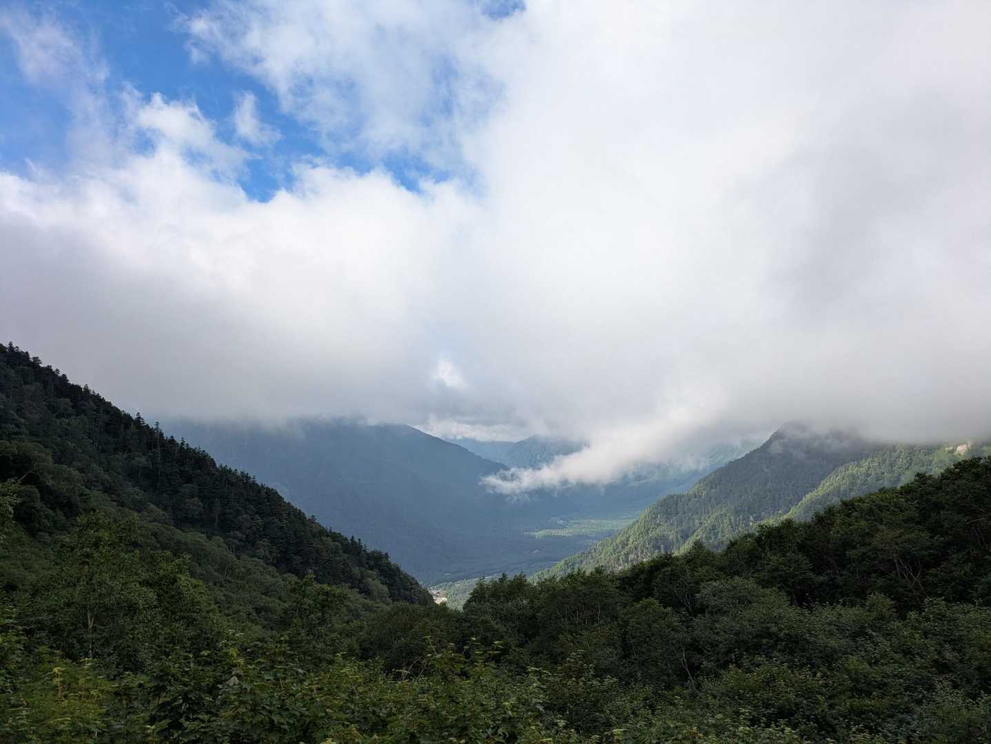 青空により上高地周辺📷️