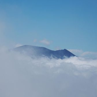 昨日登った前掛山
