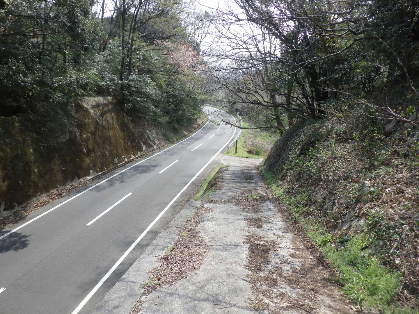 一本松峠に戻りました。ゴールです