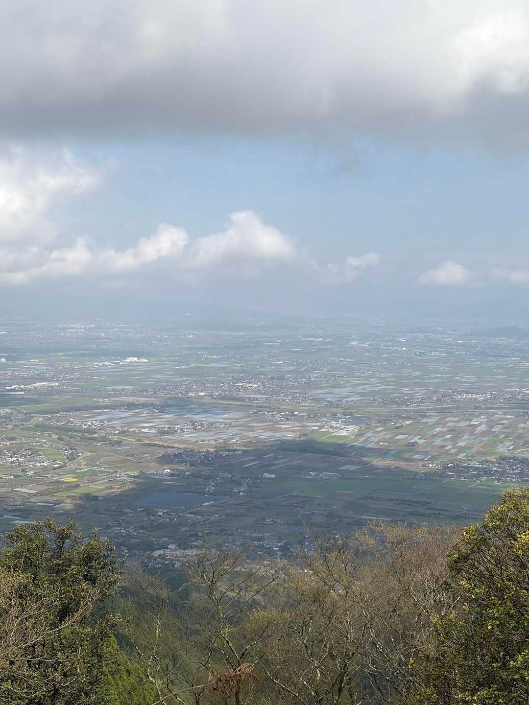 奥に脊振の連山があるけど見えませんね、写真では😢実際には100倍綺麗です！
