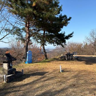 三角点がある鶴城山（かくじょうさん）