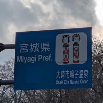 鳴子の看板がしょぼいのが悲しい　まあもう誰も見ないけどさ