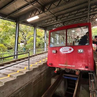 下山は乗り物で
この赤🟥と緑🟢車体はもうすぐ引退
車両入れ替えだそうです
お疲れ様でした
詳しくはHPを見て下さいね