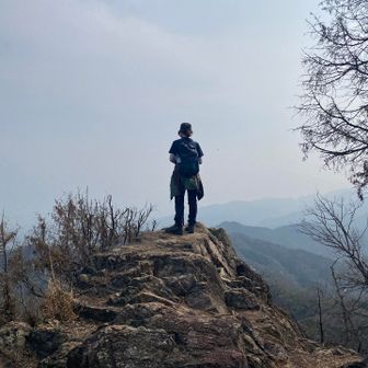 展望岩🪨
背中から充実感が溢れています🤭