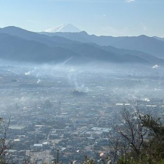 薄いけど富士山🗻