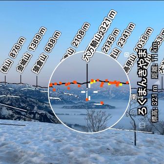 AR山ナビで見てみれば・・・
ほれ、六万騎山です
