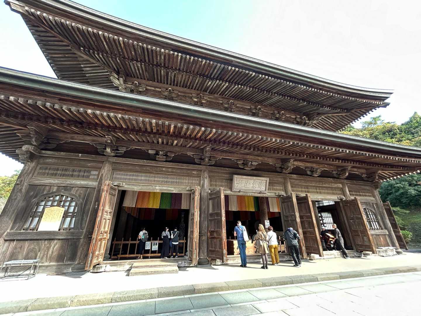 法堂（重要文化財）。
木造建築では関東最大級😳
