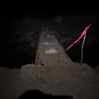 ピンテが見つからずちょい焦った😅
砂地の踏み跡も不明瞭。