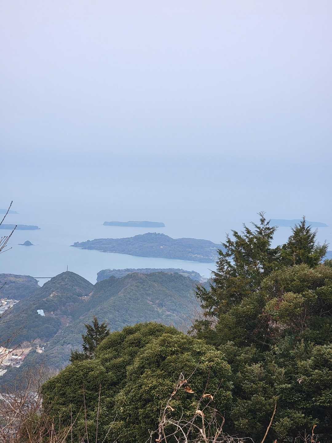 田床山 往復コースの写真