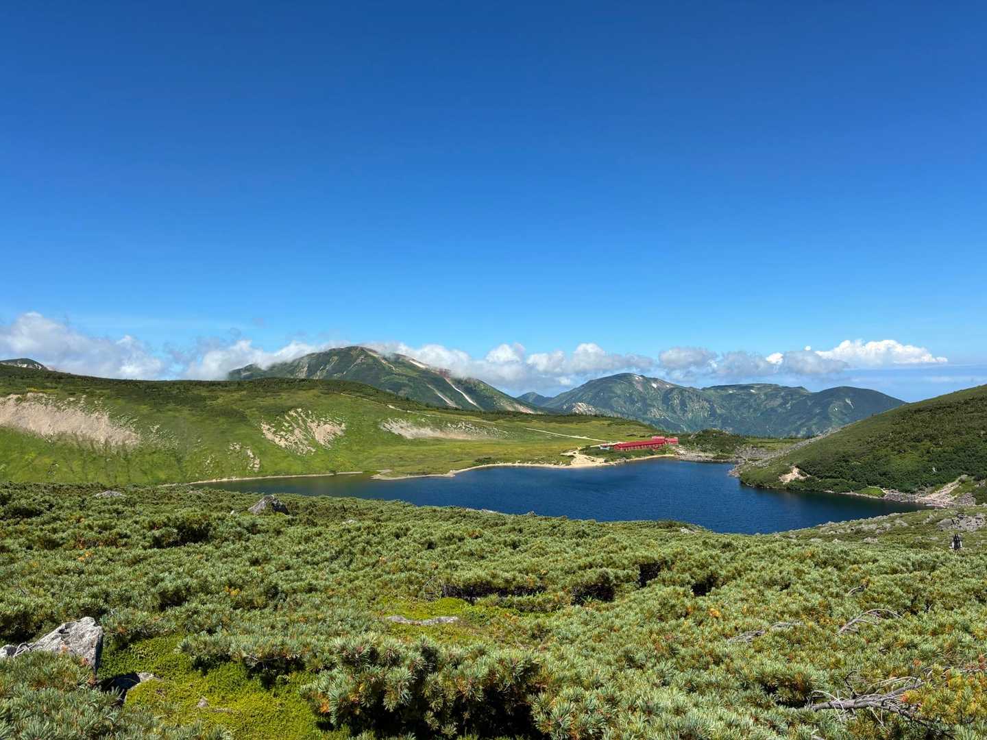 蓮華温泉登山口-船越の頭-乗鞍岳-天狗原-栂池登山道入口 縦走コースの写真