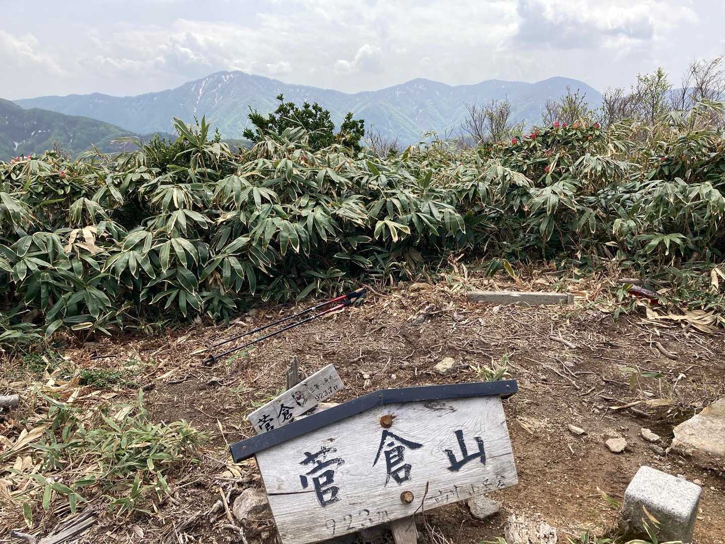 菅倉山 往復コースの写真