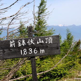１５分で前鉢伏山。