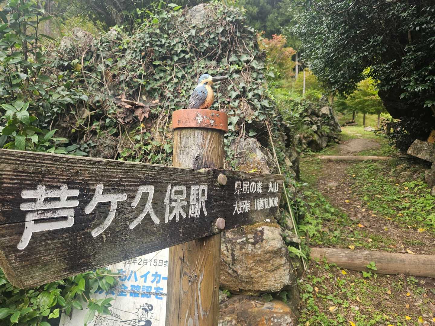 芦ヶ久保駅-登山道入口-丸山-大野峠 縦走コースの写真