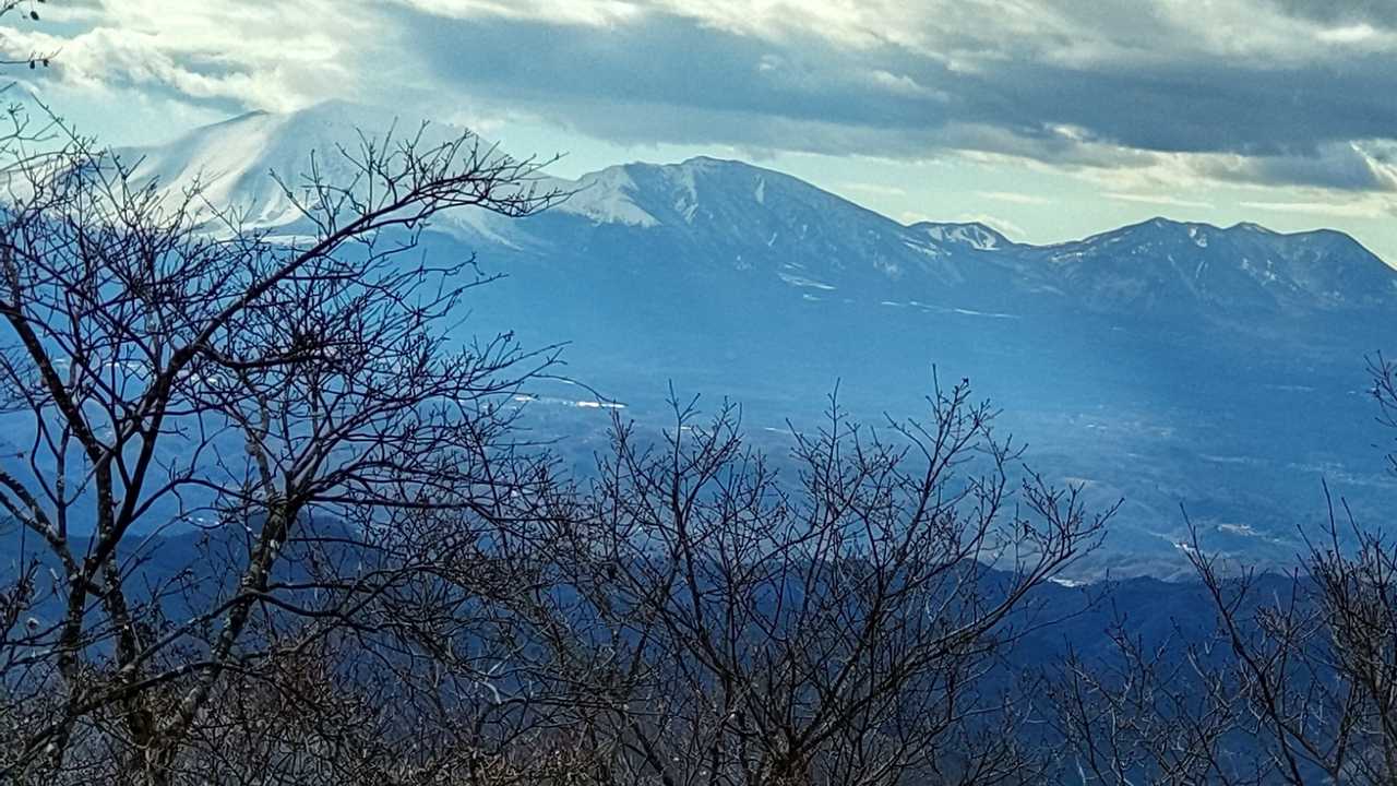 浅間山、外輪山、高峰山、篭ノ登山