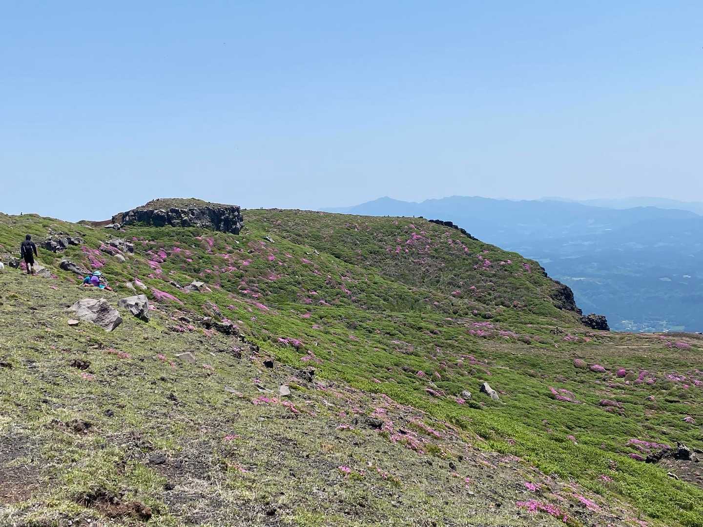登りきったところで歓声