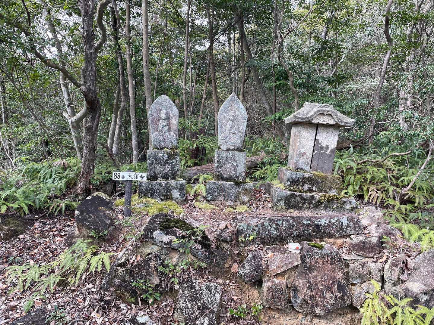 やっと会えた88番✨
もう下山して緩みきっていたのでもう一度引き返すのはきつかった〜😓