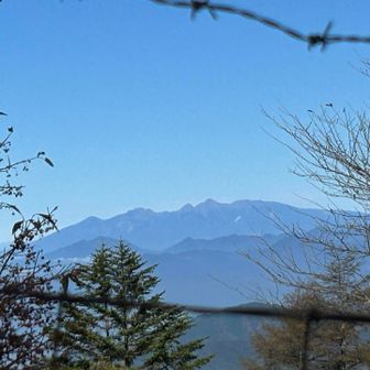 富士山と反対側には八ヶ岳や