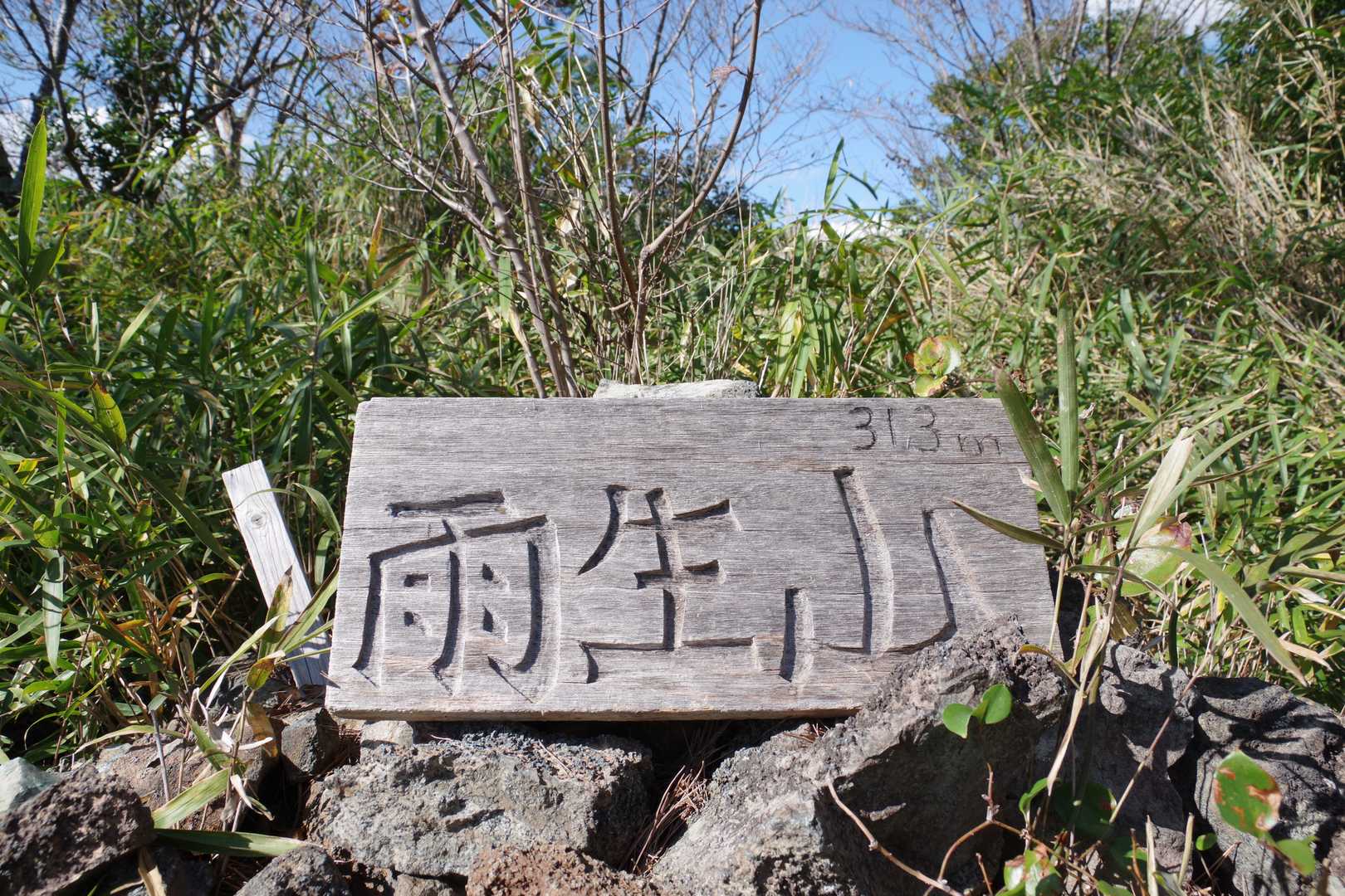 雨生山 往復コースの写真