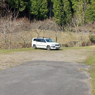 駐車場に着く（最後の1台)