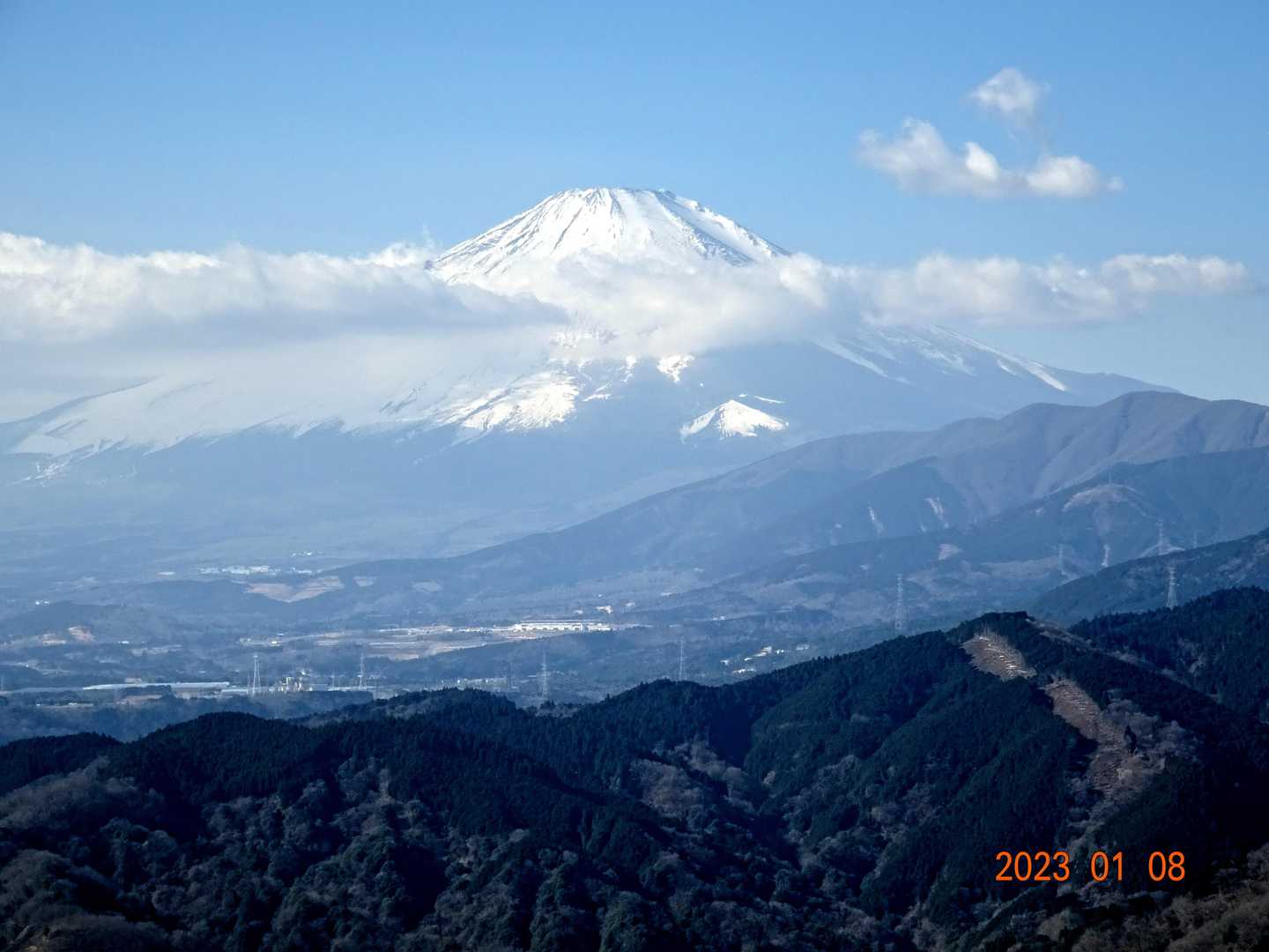 大野山 往復コースの写真