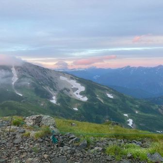 剣、立山も見える