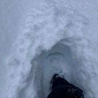 膝下ぐらい☃️